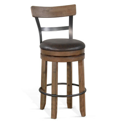 Sunny D Doe Valley With Back Barstool 2PC