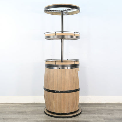 Fairfield Swivel Base Home Bar Cabinet