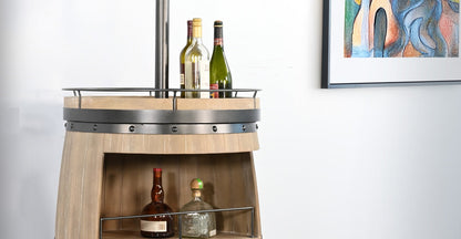 Fairfield Swivel Base Home Bar Cabinet