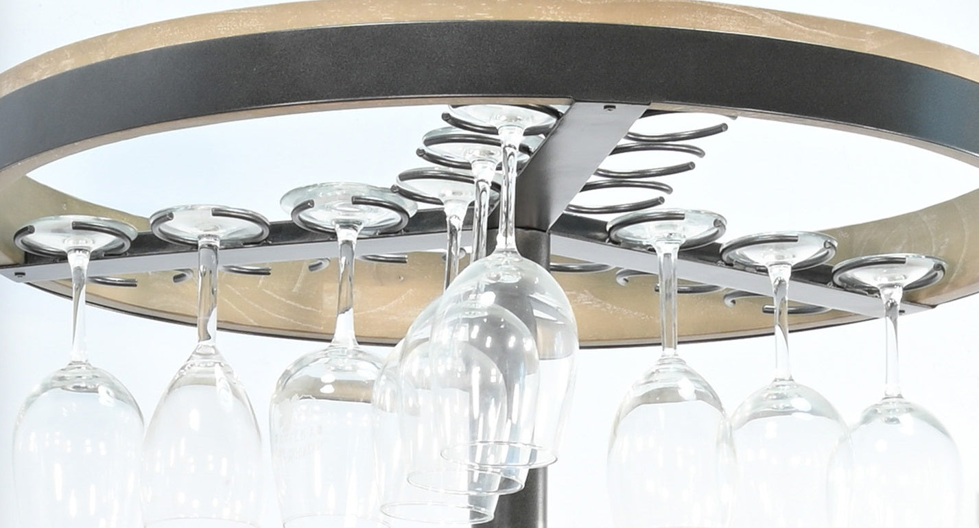 Fairfield Swivel Base Home Bar Cabinet