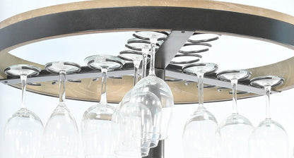 Fairfield Swivel Base Home Bar Cabinet