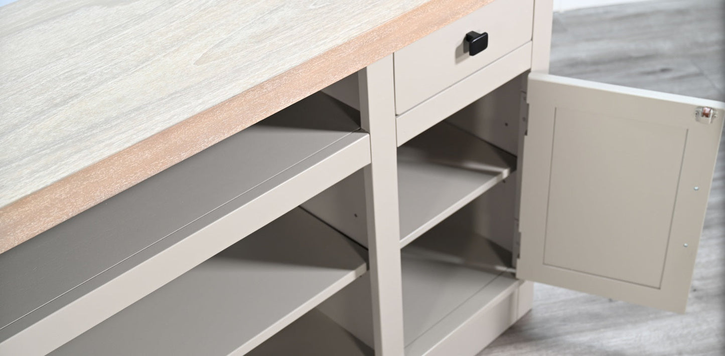 Fox Hollow Two Drawers Wooden Media Cabinet