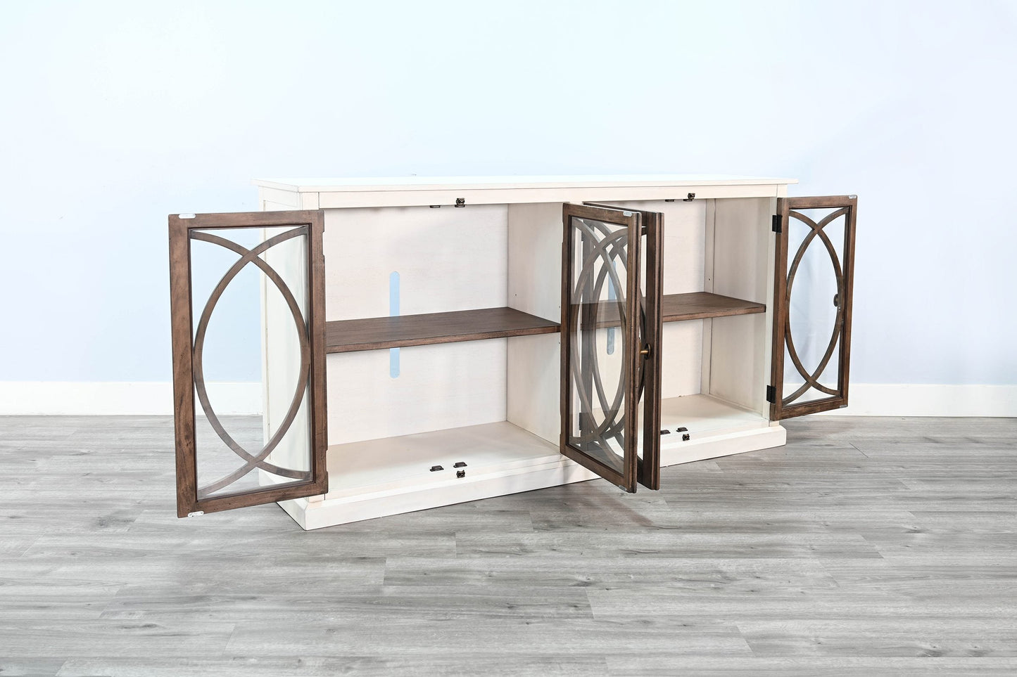 Sunny D Homestead Hills Two Doors Wooden Media Console
