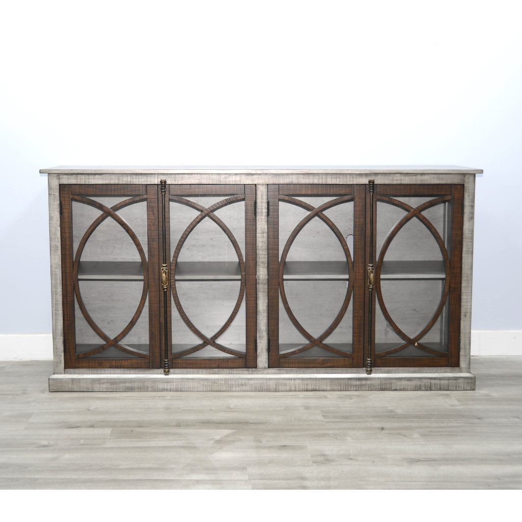 Sunny D Homestead Hills Two Doors Wooden Media Console