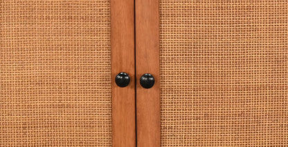Sunny D Langford Four Doors Black Sideboard