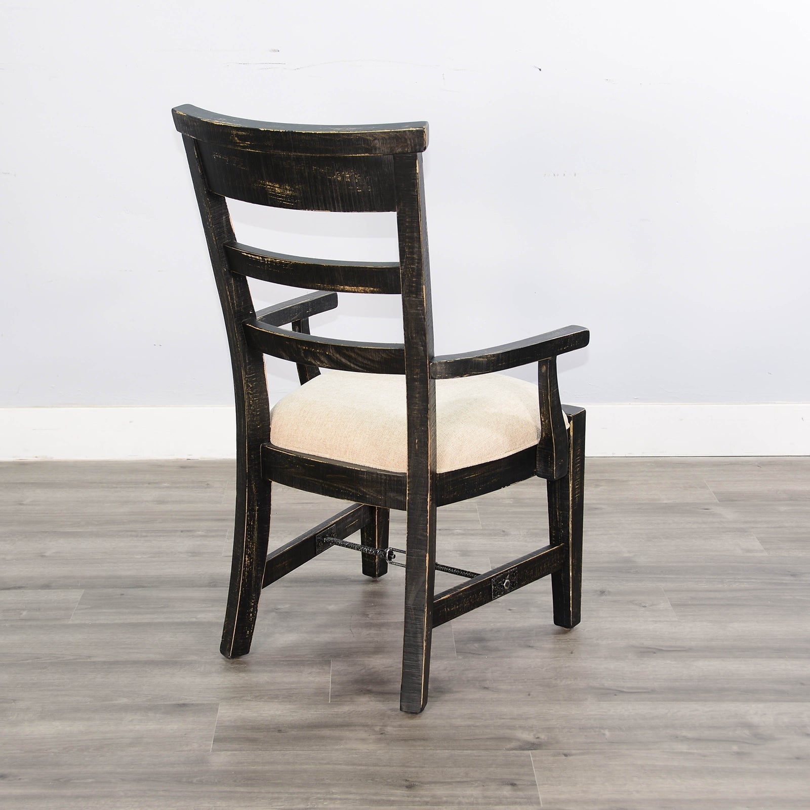 Sunny D Marina Fabric Dining Arm Chair 2PC