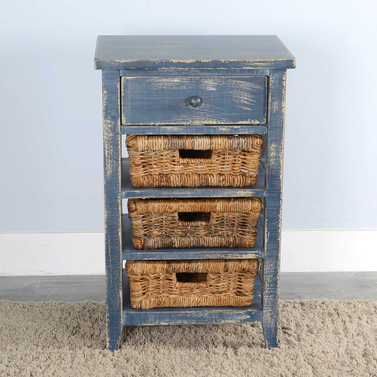 Sunny D Marina One Drawer Storage Table