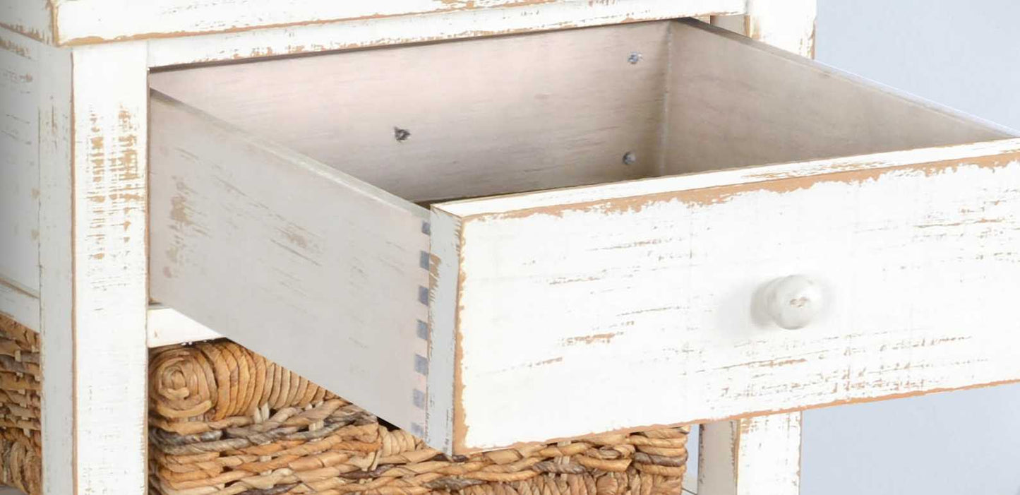 Sunny D Marina One Drawer Storage Table
