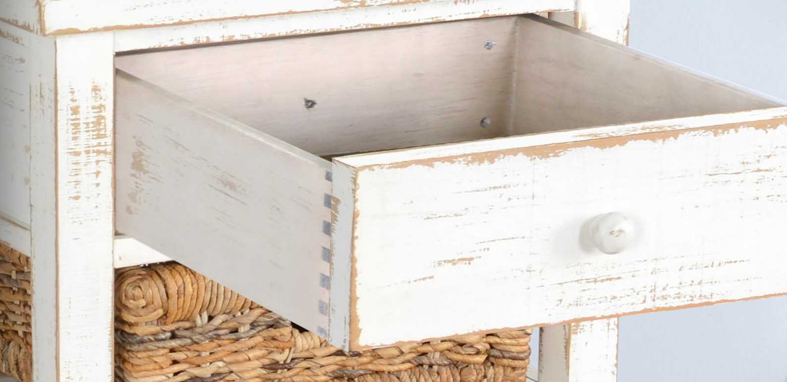 Sunny D Marina One Drawer Storage Table