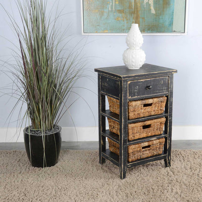 Sunny D Marina One Drawer Storage Table