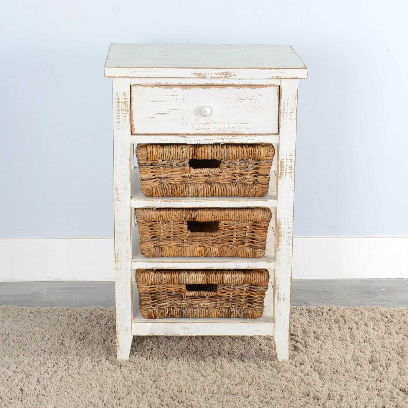 Sunny D Marina One Drawer Storage Table