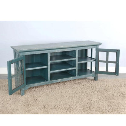 Sunny D Marina Two Doors Wooden Media Console