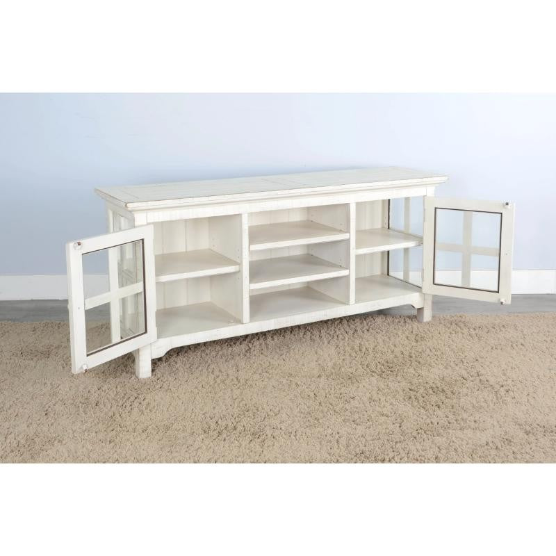 Sunny D Marina Two Doors Wooden Media Console