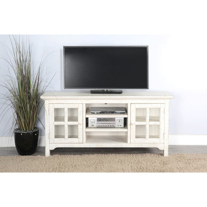 Sunny D Marina Two Doors Wooden Media Console