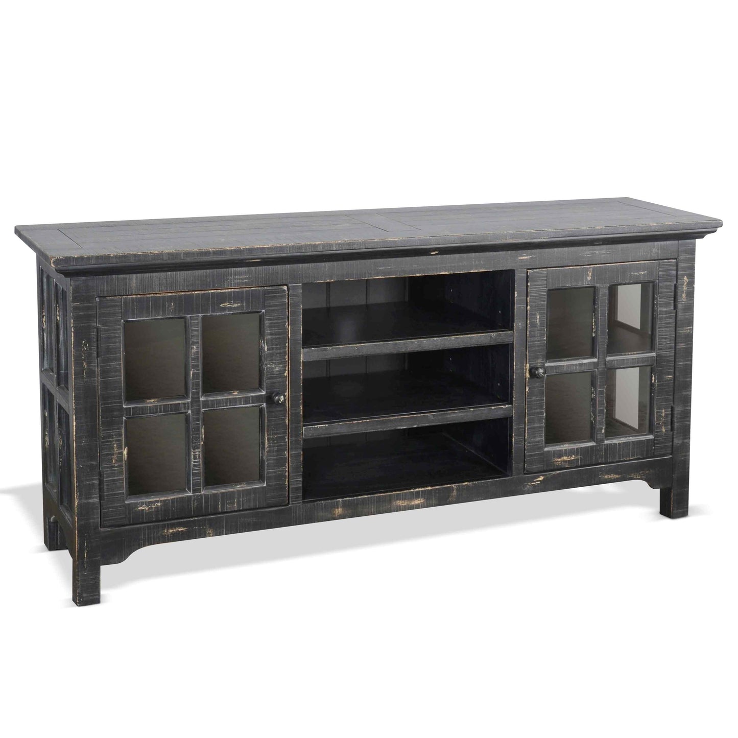 Sunny D Marina Two Doors Wooden Media Console