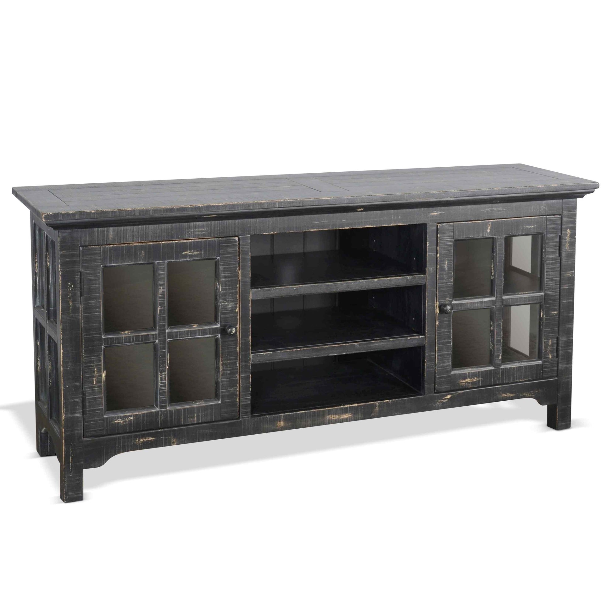 Sunny D Marina Two Doors Wooden Media Console