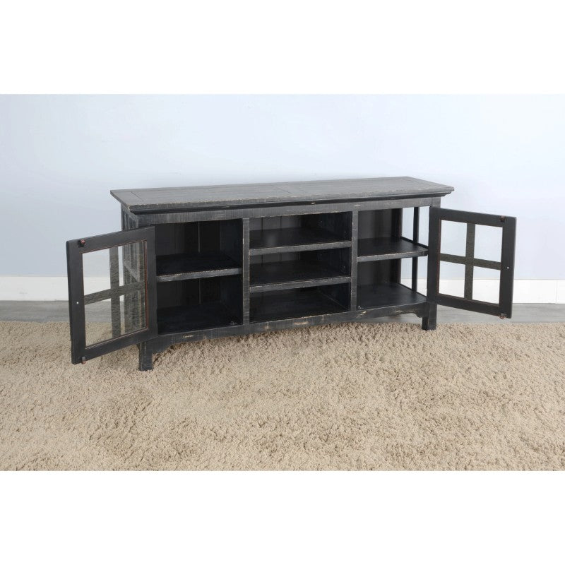 Sunny D Marina Two Doors Wooden Media Console
