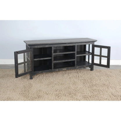 Sunny D Marina Two Doors Wooden Media Console