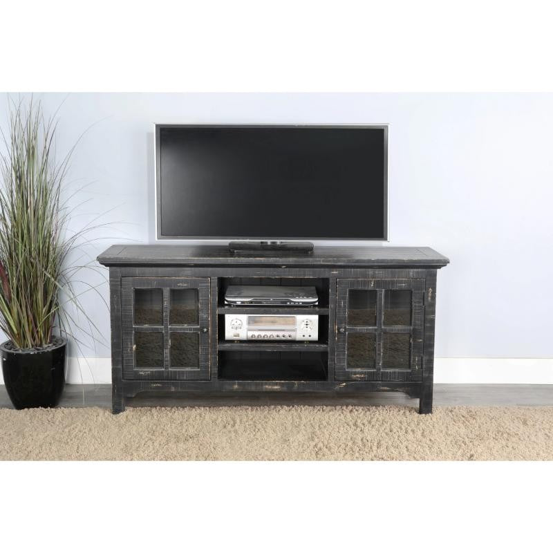 Sunny D Marina Two Doors Wooden Media Console