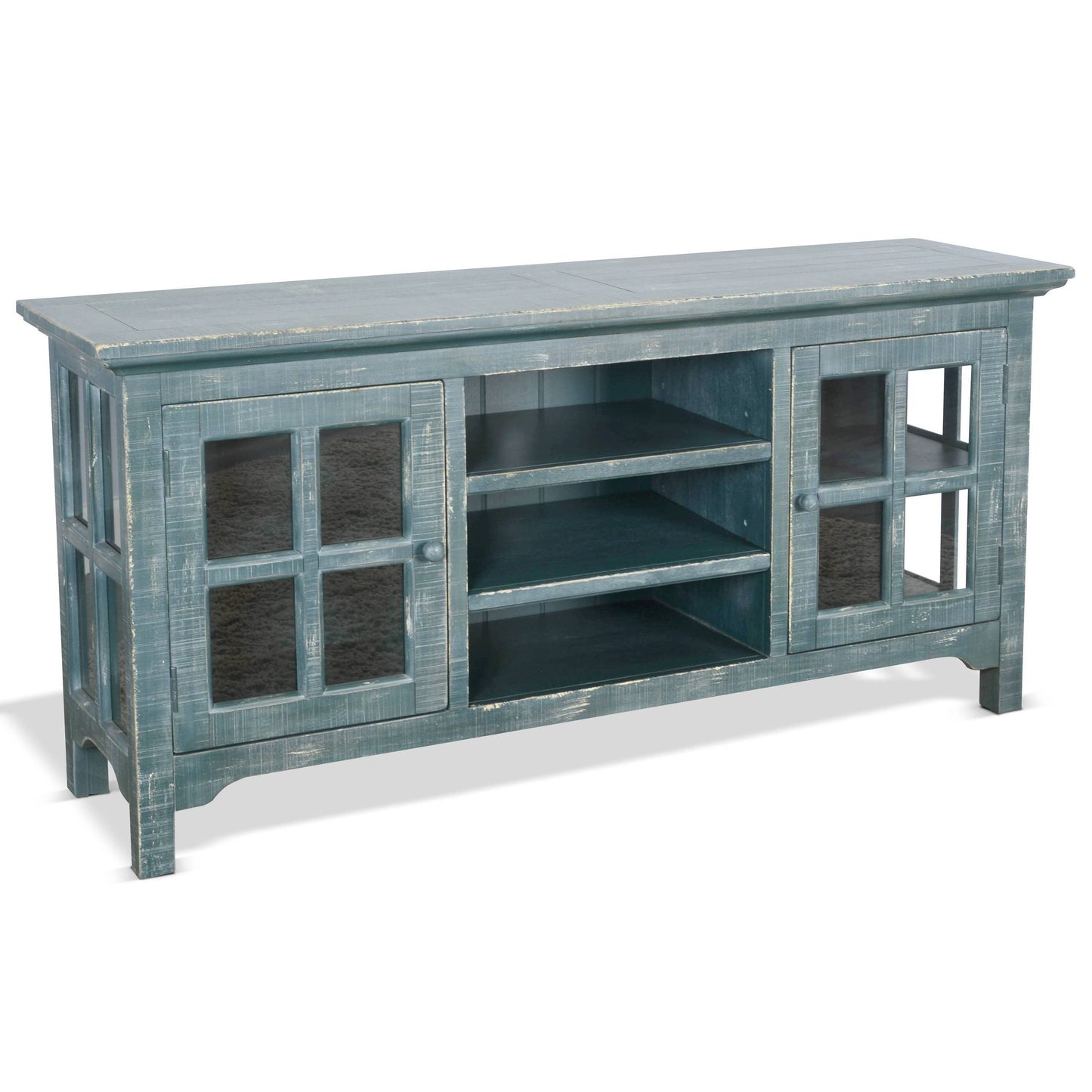Sunny D Marina Two Doors Wooden Media Console