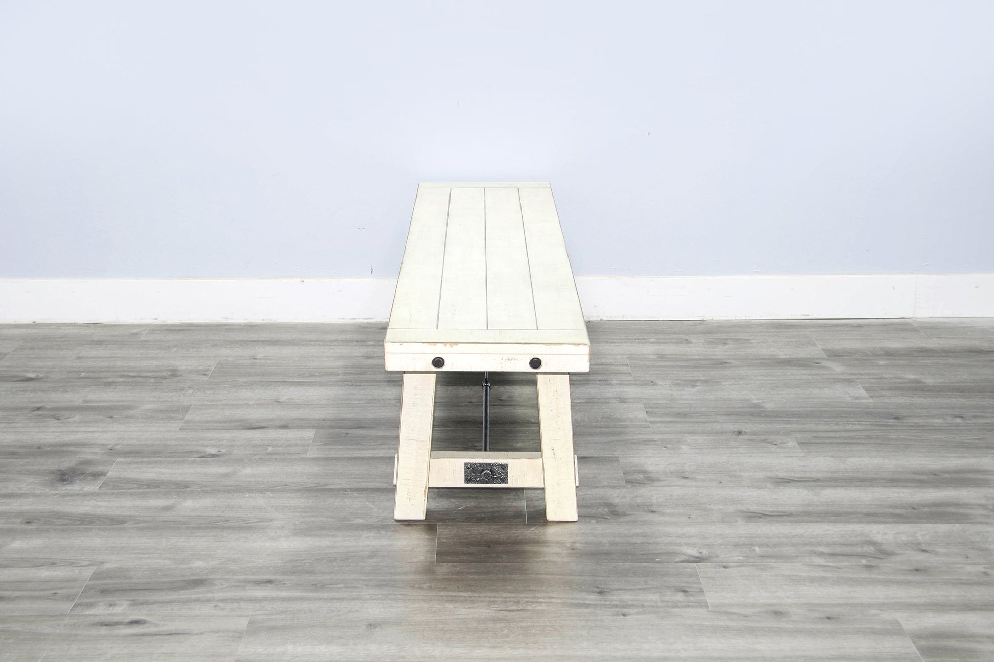 Sunny D Marina Wooden Dining Bench with Turnbuckle