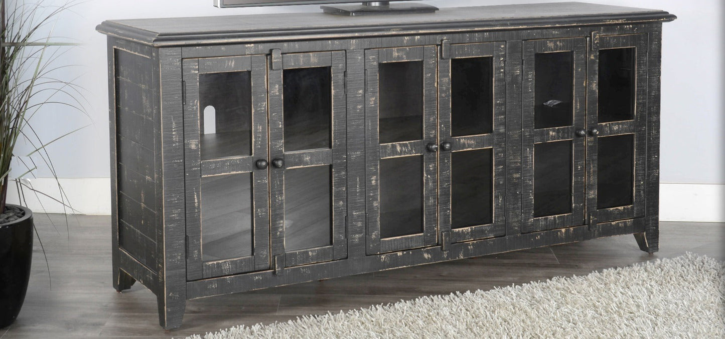 Sunny D Marina Wooden Modern Media Console
