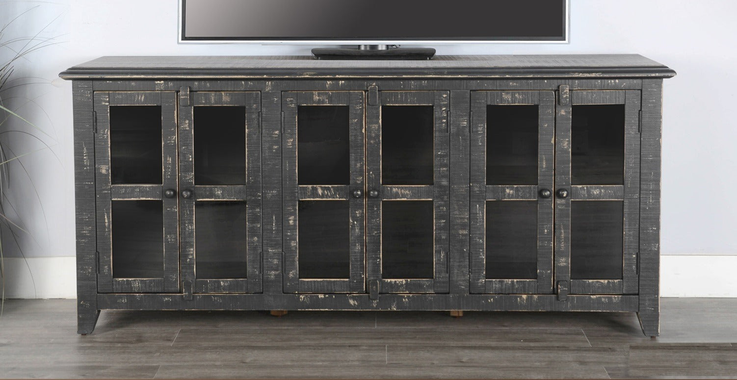 Sunny D Marina Wooden Modern Media Console