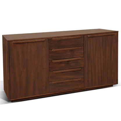 Sunny D Noah Five Drawers Wood Sideboard