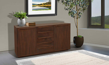 Sunny D Noah Five Drawers Wood Sideboard