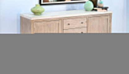 Sunny D Rowan Four Drawers Wood Sideboard