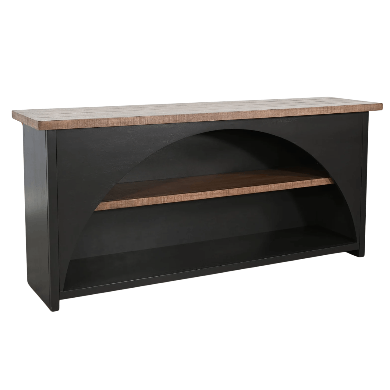 Sunny D Savannah Rectangular Black Console Table