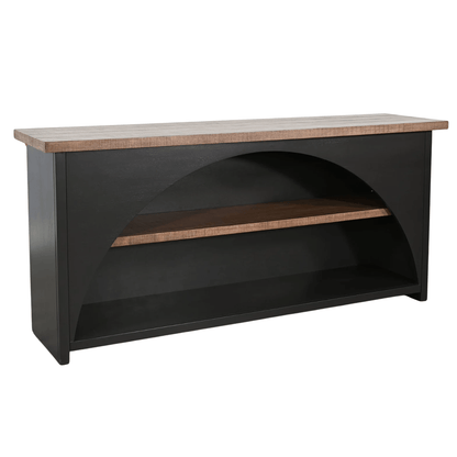 Sunny D Savannah Rectangular Black Console Table