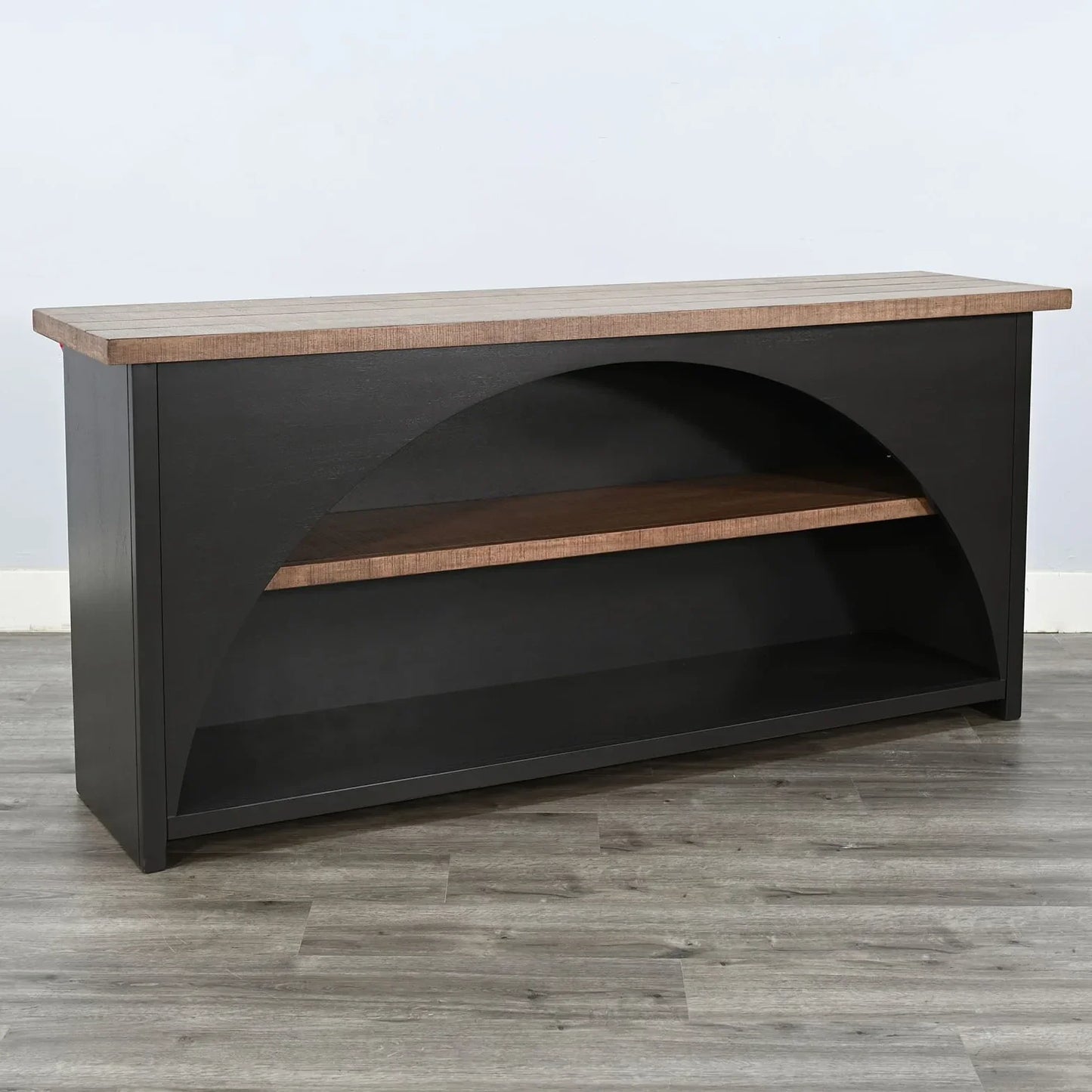 Sunny D Savannah Rectangular Black Console Table