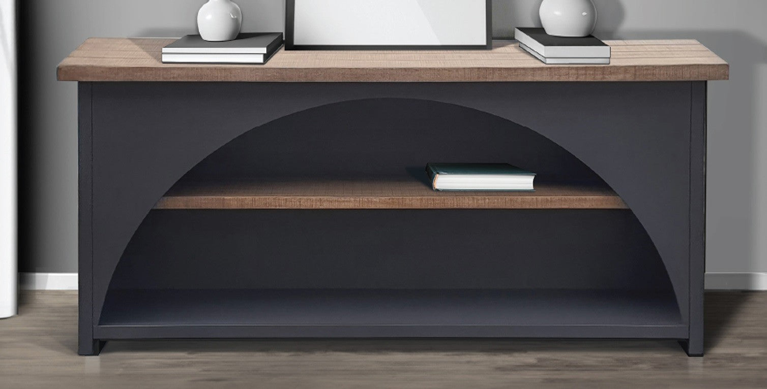 Sunny D Savannah Rectangular Black Console Table