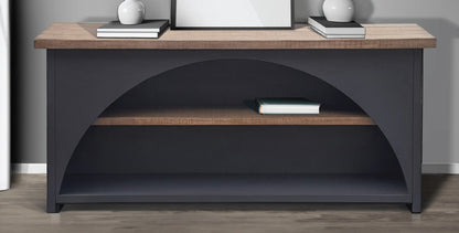 Sunny D Savannah Rectangular Black Console Table