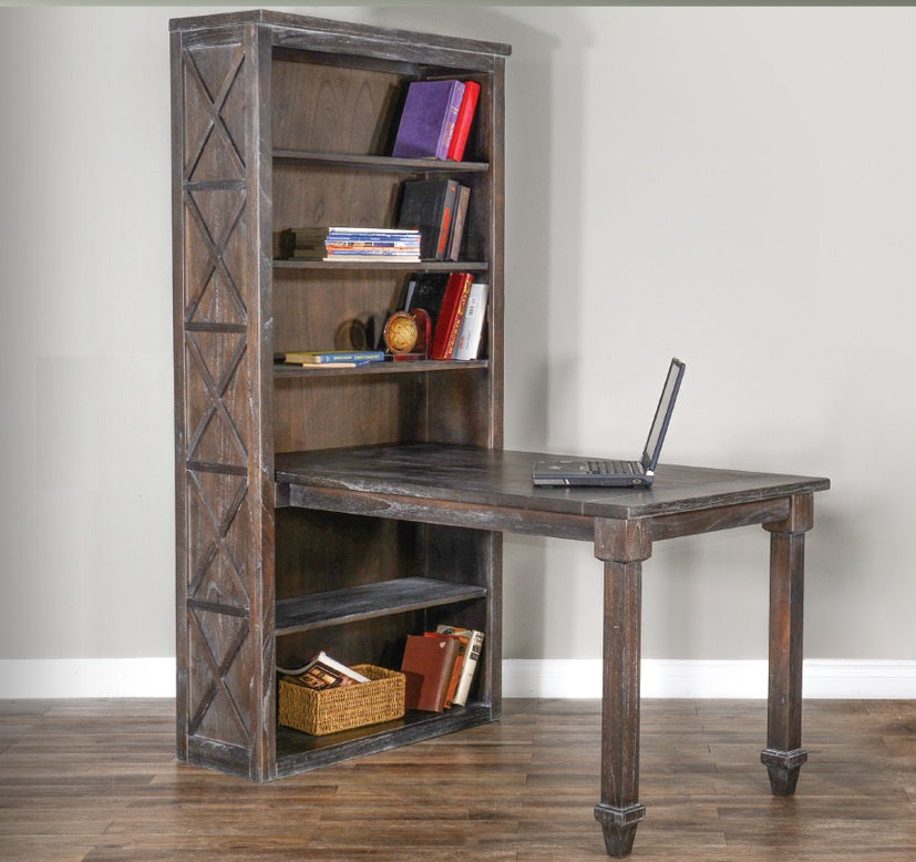 Sofia Five Shelves Wood Bookcase