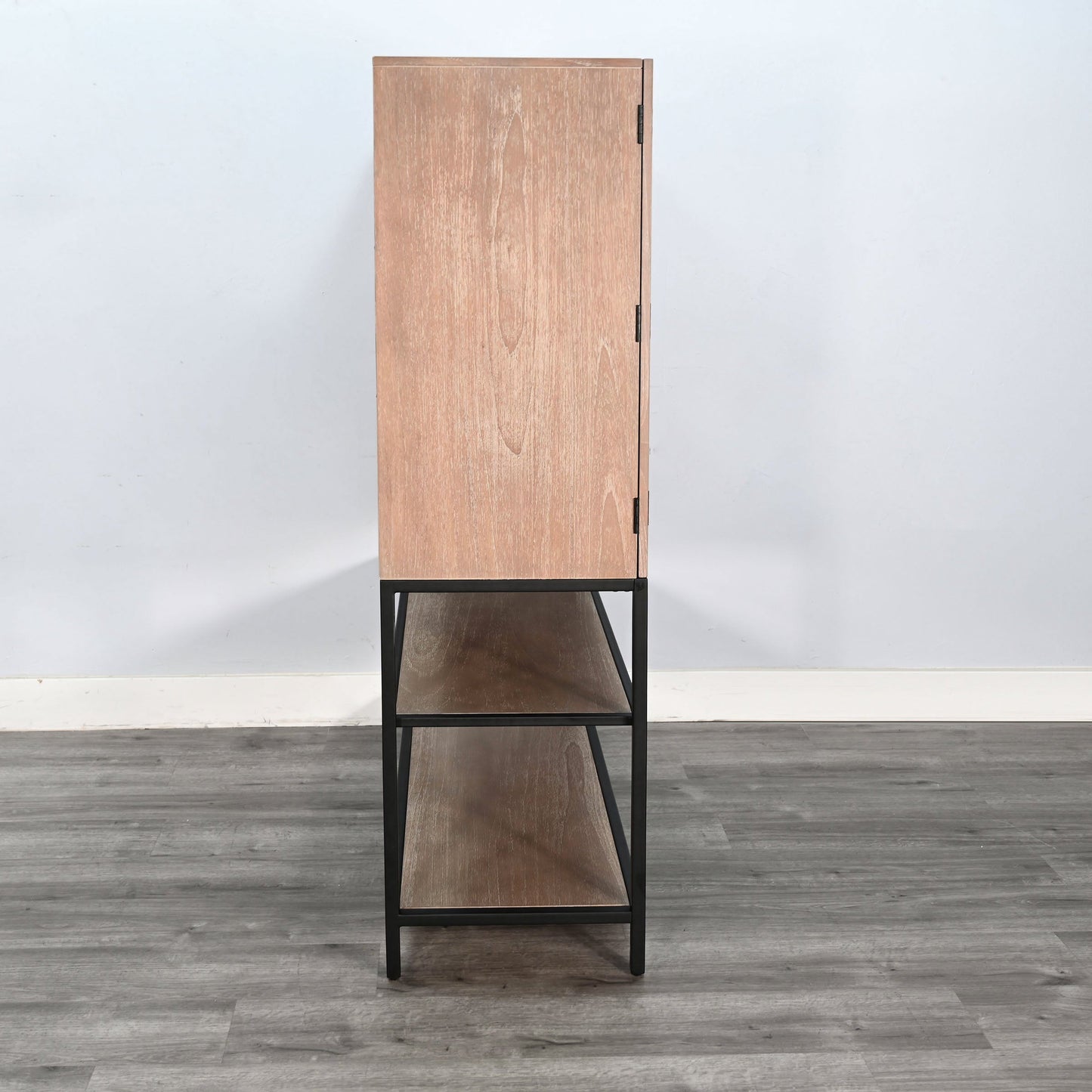 Violet Wooden Wine Bar Cabinet