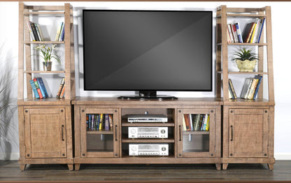 Sunny D Vivian Natural Wooden Media Console