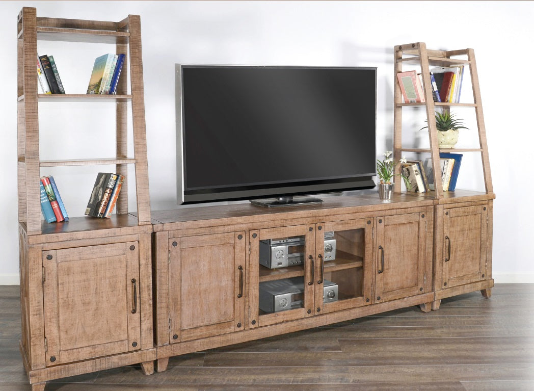 Sunny D Vivian Wooden Modern Media Console