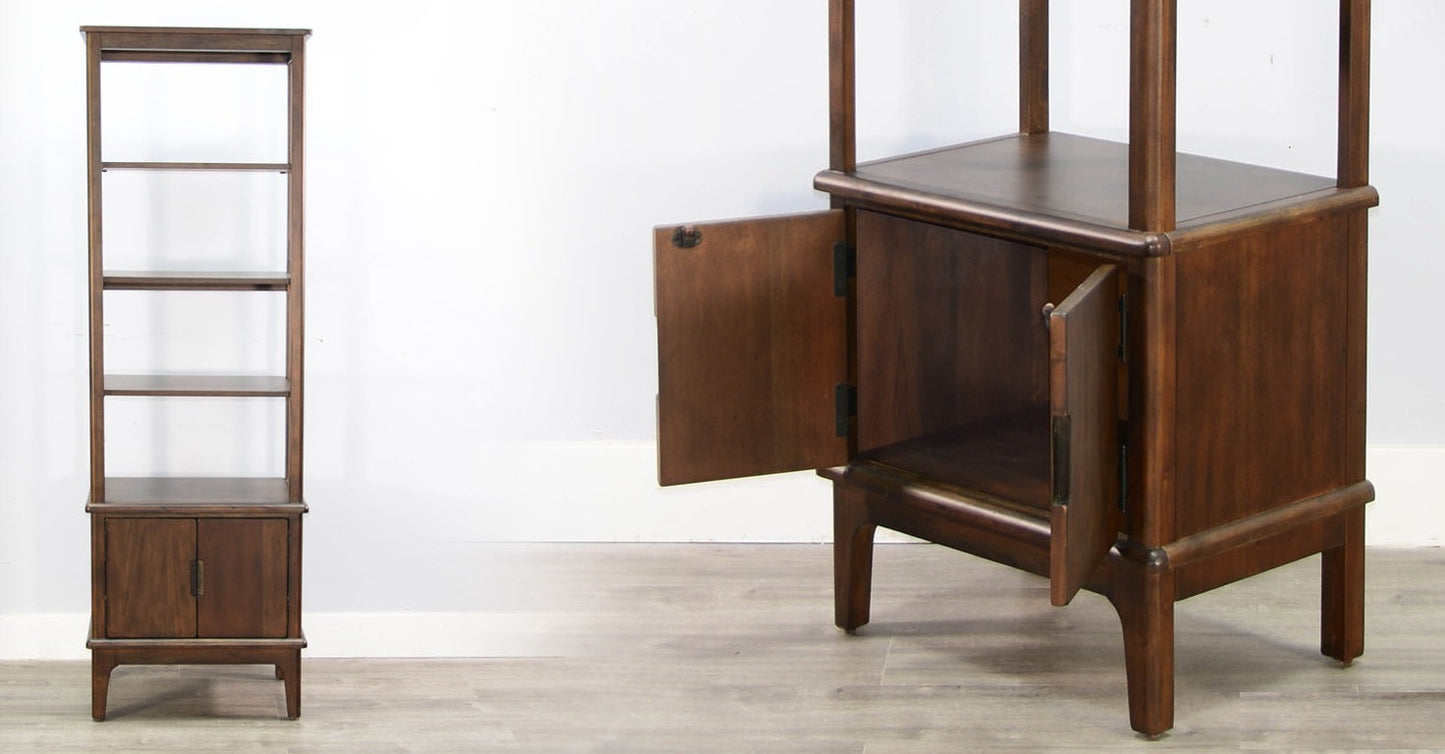 Windmere Two Drawers Media Console with Shelving Unit