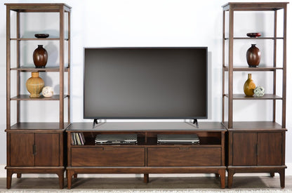 Windmere Two Drawers Media Console with Shelving Unit