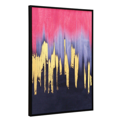 Sunset Wave Canvas Wall Art Multicolor - Sideboards and Things Brand_Zuo Modern, Color_Multicolor, Finish_Hand Painted, Height_30-40, Materials_Wood, Orientation_Vertical, Product Type_Canvas Art, Shape_Rectangular, Width_20-30, Wood Species_MDF