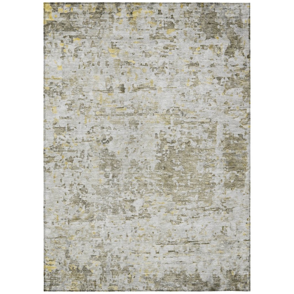 LOOMLAN Rugs Suri Brown Washable Indoor-Outdoor Rug