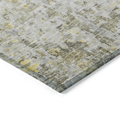 LOOMLAN Rugs Suri Brown Washable Indoor-Outdoor Rug