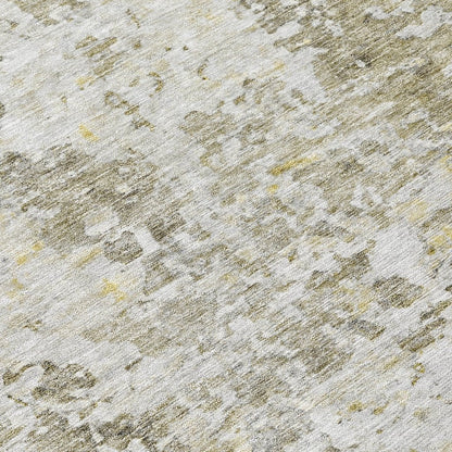LOOMLAN Rugs Suri Brown Washable Indoor-Outdoor Rug