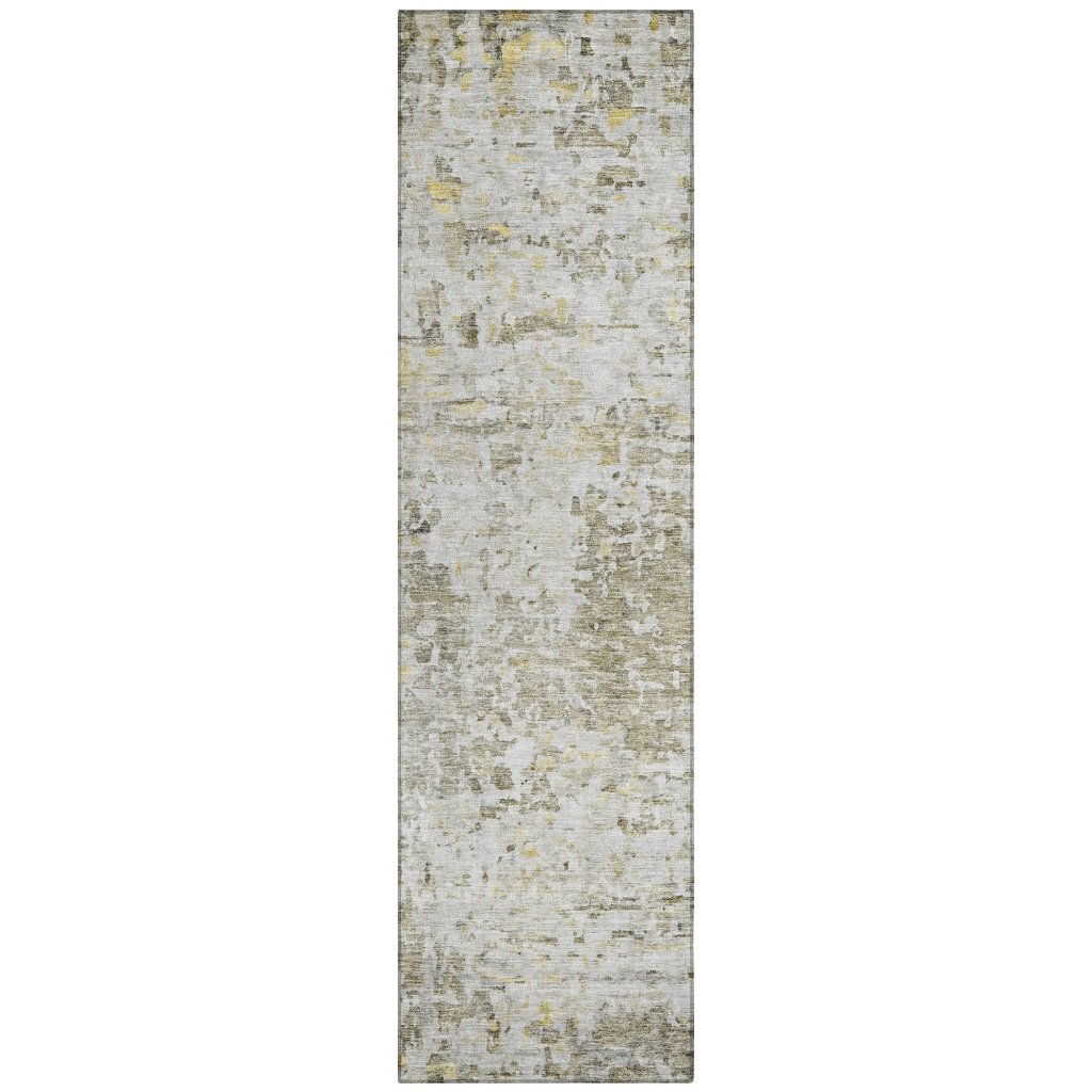 LOOMLAN Rugs Suri Brown Washable Indoor-Outdoor Rug