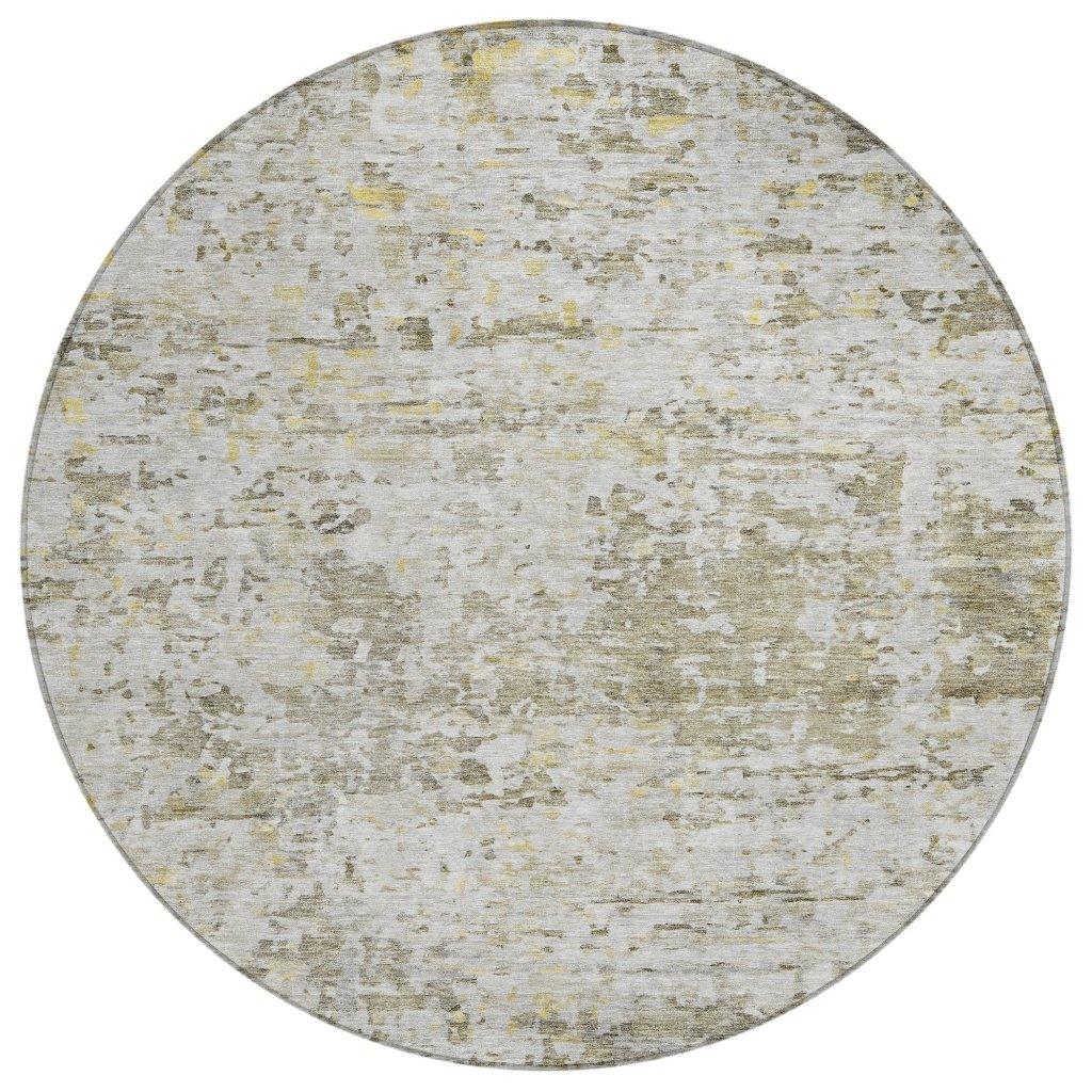 LOOMLAN Rugs Suri Brown Washable Indoor-Outdoor Rug