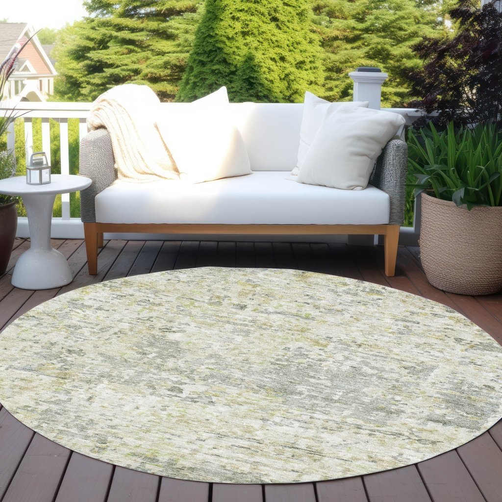 LOOMLAN Rugs Suri Green Washable Indoor-Outdoor Rug