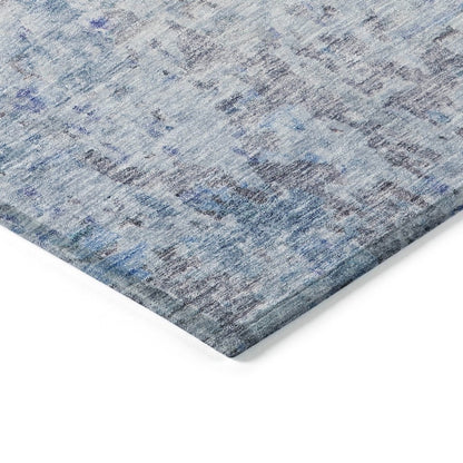 LOOMLAN Rugs Suri Sky Washable Indoor-Outdoor Rug