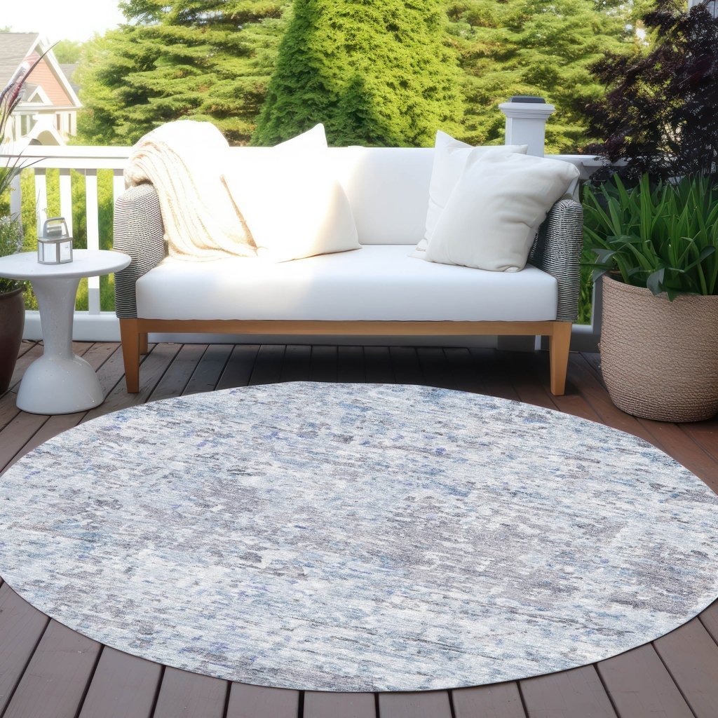 LOOMLAN Rugs Suri Sky Washable Indoor-Outdoor Rug